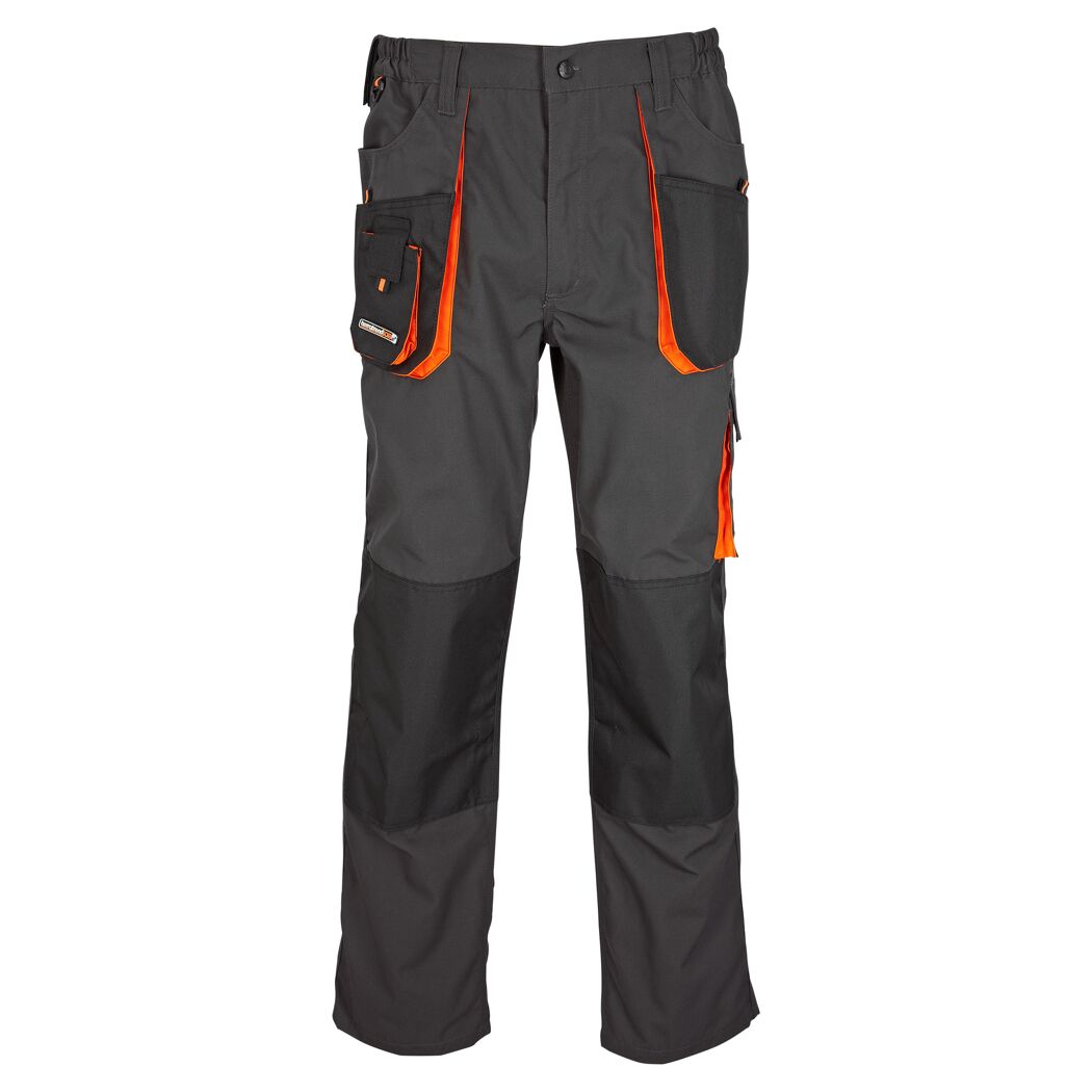 Arbeitshose grau/orange Gr. 48