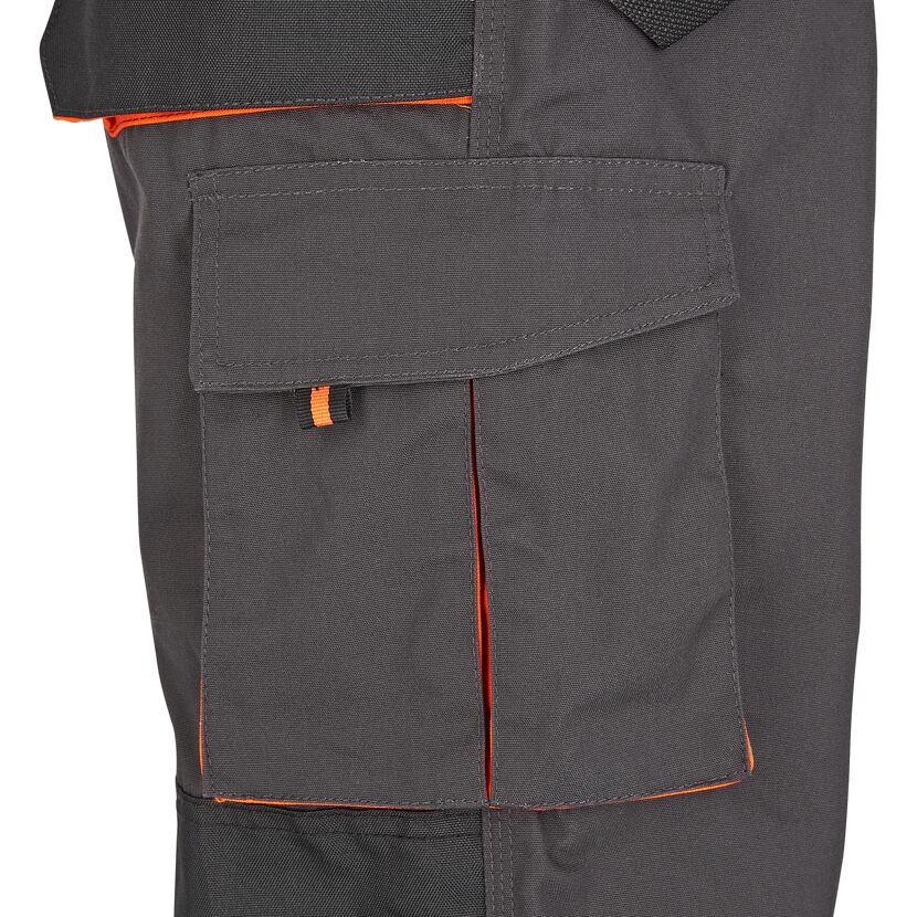 Arbeitshose grau/orange Gr. 50
