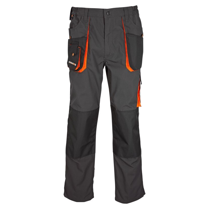 Arbeitshose grau/orange Gr. 52