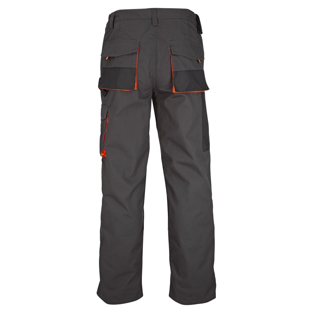 Arbeitshose grau/orange Gr. 54