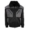 Pilotenjacke schwarz/grau Gr. M