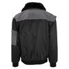 Pilotenjacke schwarz/grau Gr. M