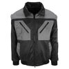 Pilotenjacke schwarz/grau Gr. L