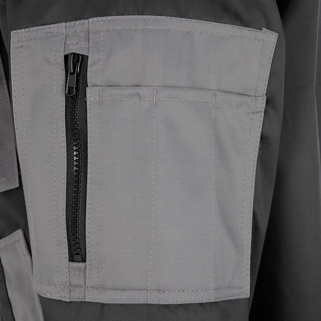 Pilotenjacke schwarz/grau Gr. L