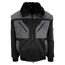 Pilotenjacke schwarz/grau Gr. XXL
