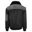 Pilotenjacke schwarz/grau Gr. XXL