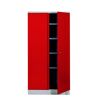 Hochschrank rot