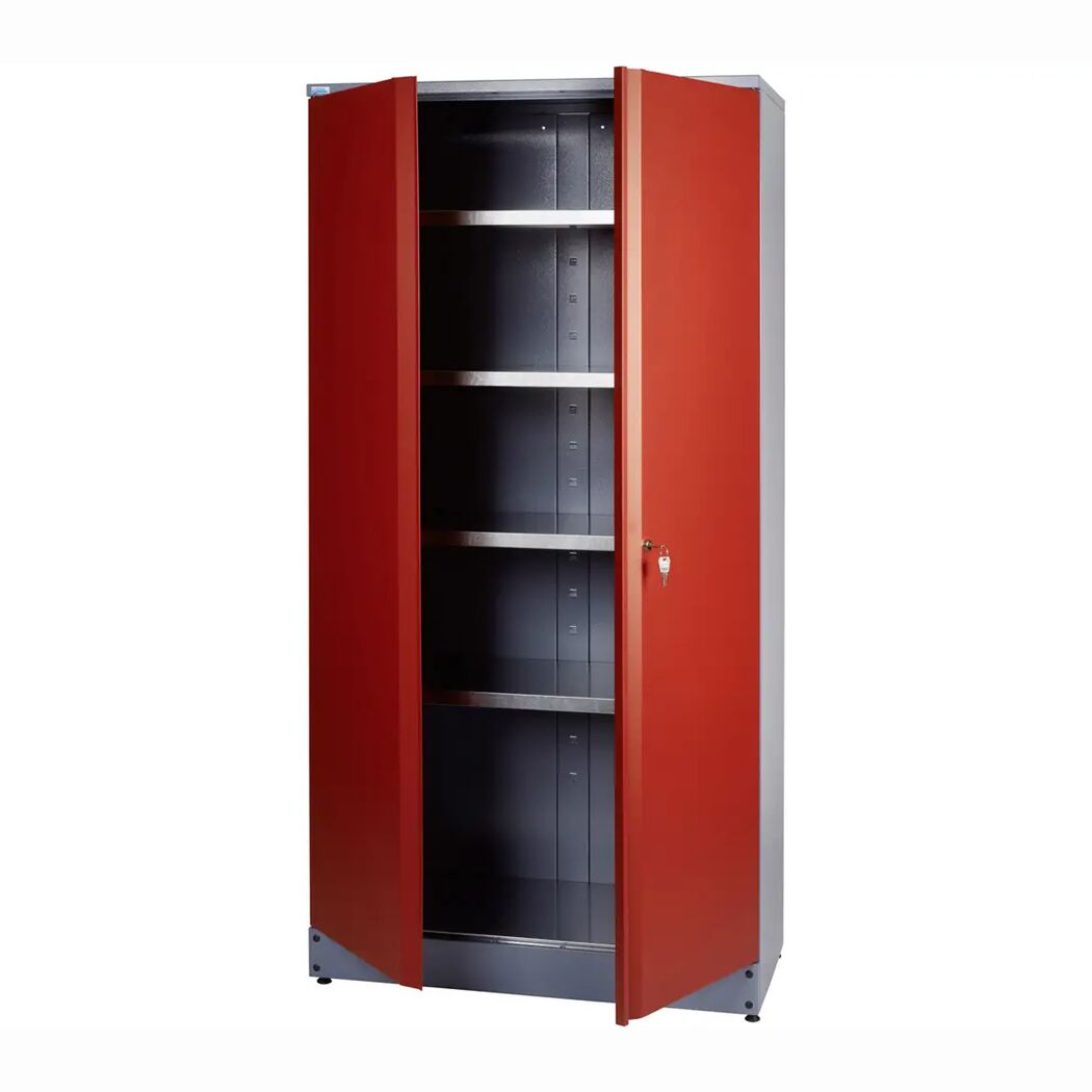 Hochschrank rot