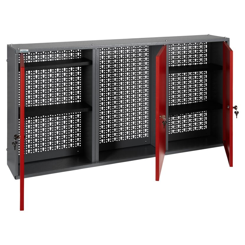 Hängeschrank rot