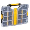 EuroPlus Profi-Sortimentskasten 'Basic S29/5-12' mit Clip schwarz 29,5 x 23,5 x 5,5 cm