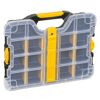 EuroPlus Profi-Sortimentskasten 'Basic S29/5-12' mit Clip schwarz 29,5 x 23,5 x 5,5 cm