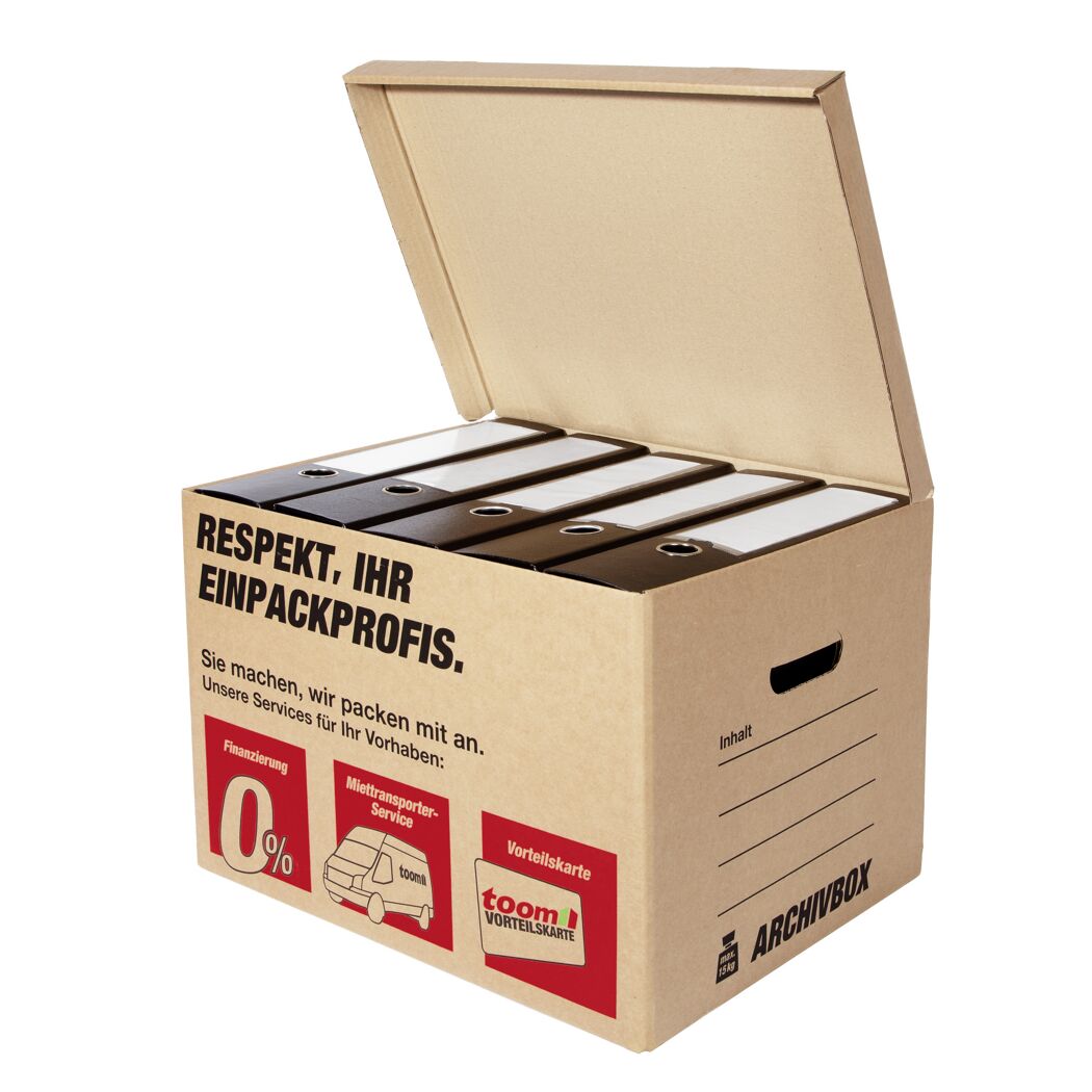 Archivbox 40,6 x 32,2 x 29 cm, 15 kg