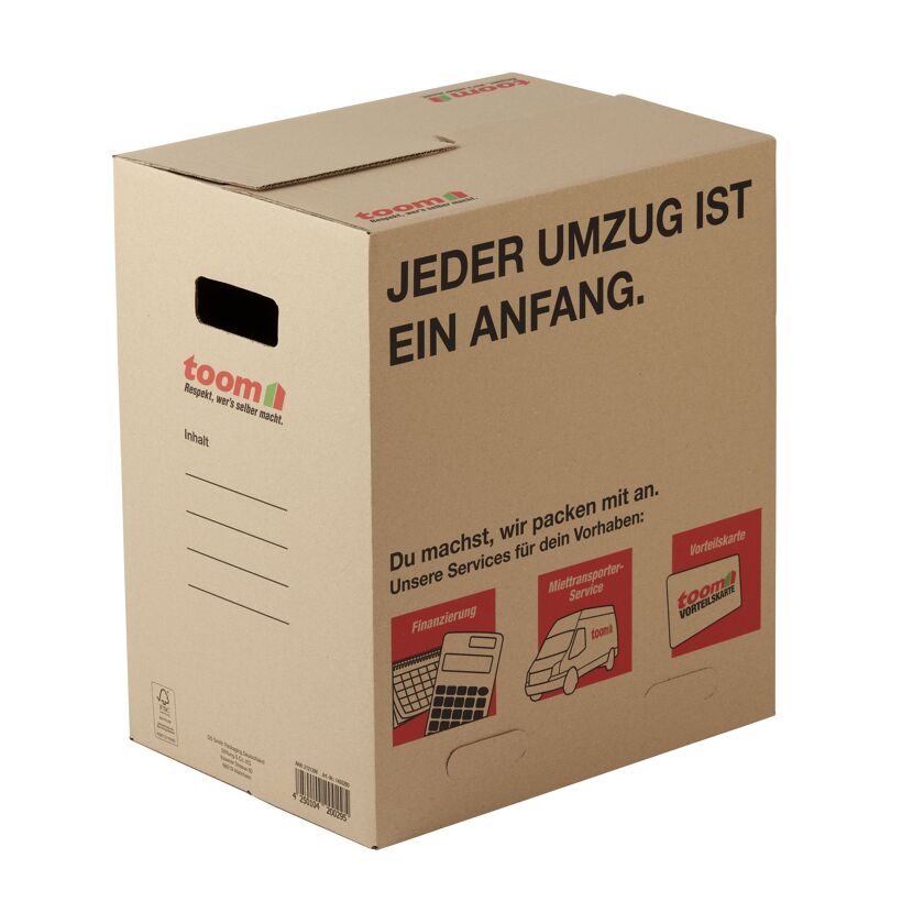 Umzugskarton mit Textfeld 80 l