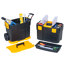McPlus rollbarer Werkzeugkoffer 'Mobile P 24' schwarz/gelb 46 x 29 x 67,5 cm
