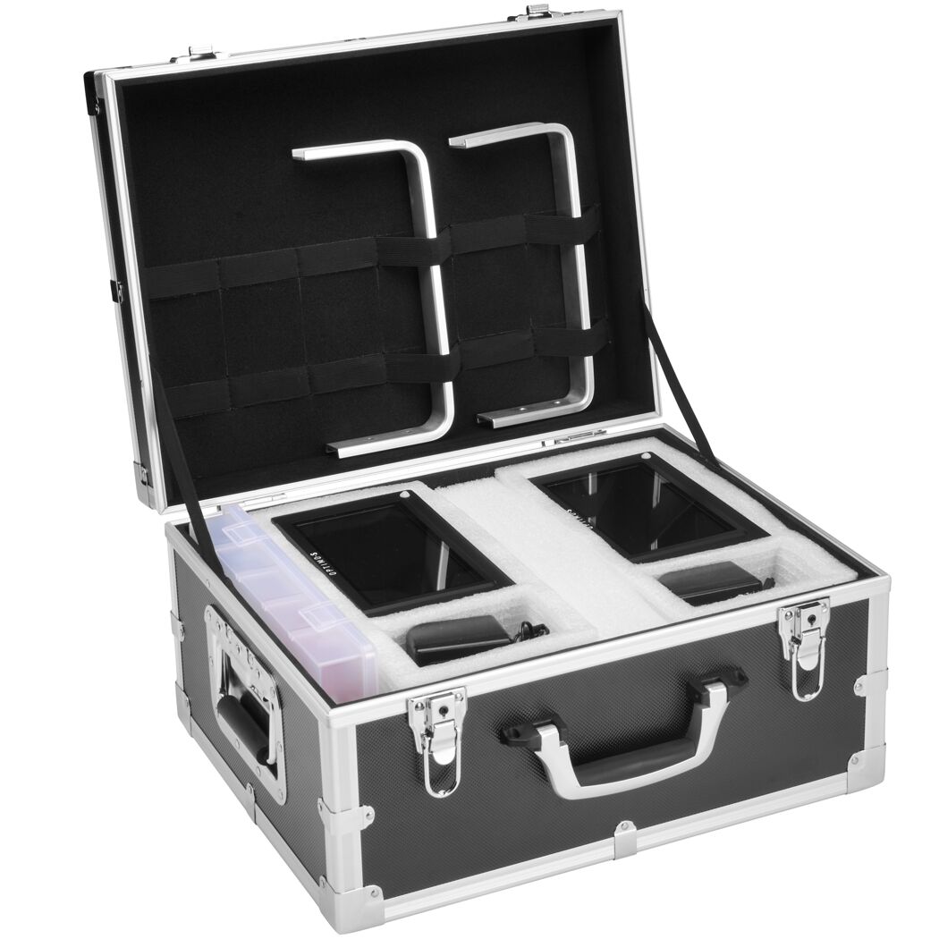 AluPlus Gerätekiste 'ToolBox 18' schwarz 47 x 38,5 x 25 cm