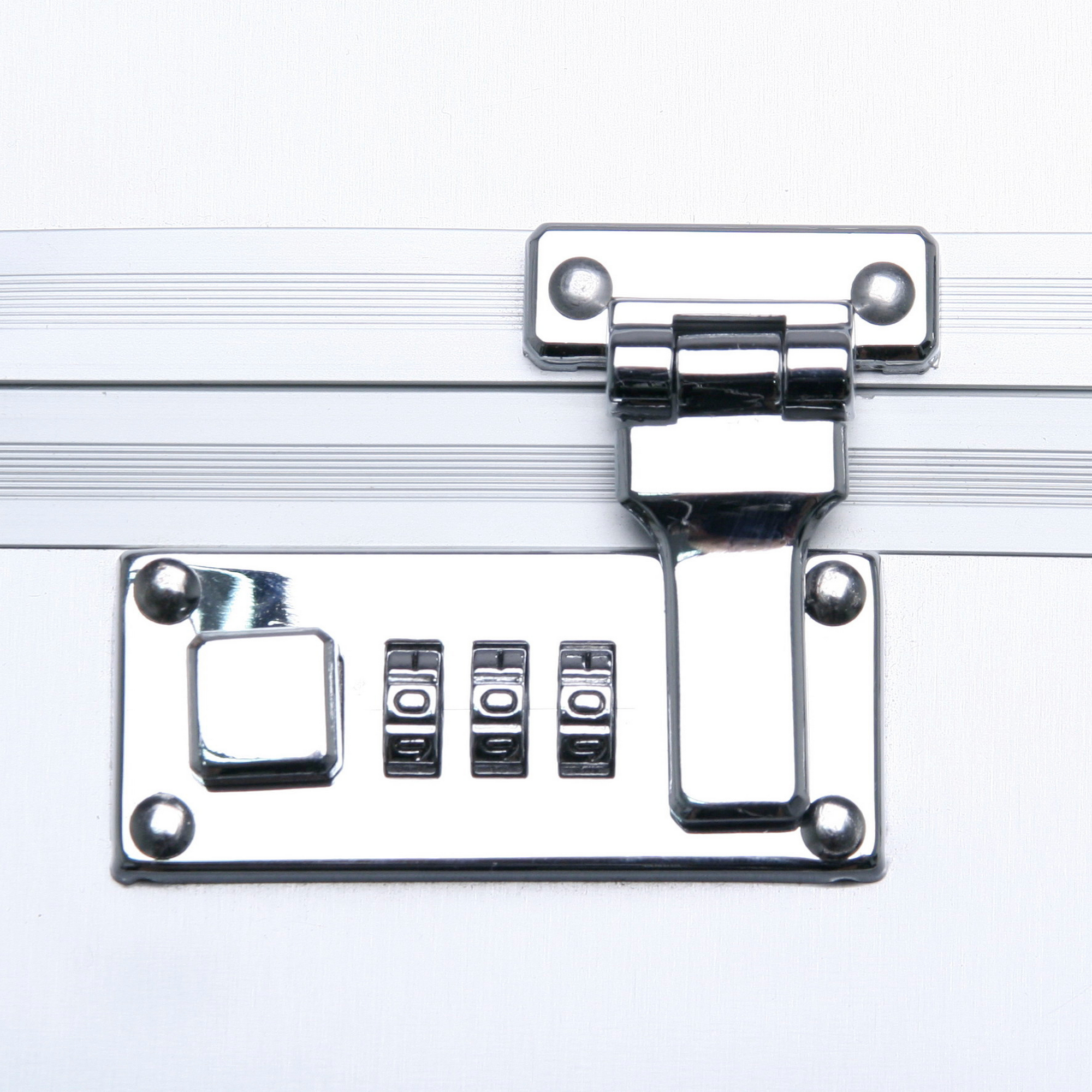 AluPlus Pilotenkoffer 'Travel 22' mit Zahlenschloss silber 55,5 x 21 x 40,5 cm + product picture