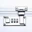 Verkleinertes Bild von AluPlus Pilotenkoffer 'Travel 22' mit Zahlenschloss silber 55,5 x 21 x 40,5 cm