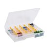 EuroPlus Sortimentskasten 'Basic 37/7-20' 7 - 27 Fächer transparent 37 x 29,5 x 6 cm