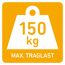 Transportwagen Stahl 150 kg 82,5 x 47 cm