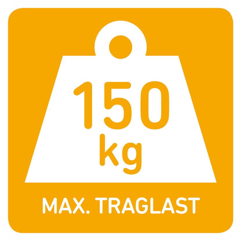 Transportwagen Stahl 150 kg 82,5 x 47 cm