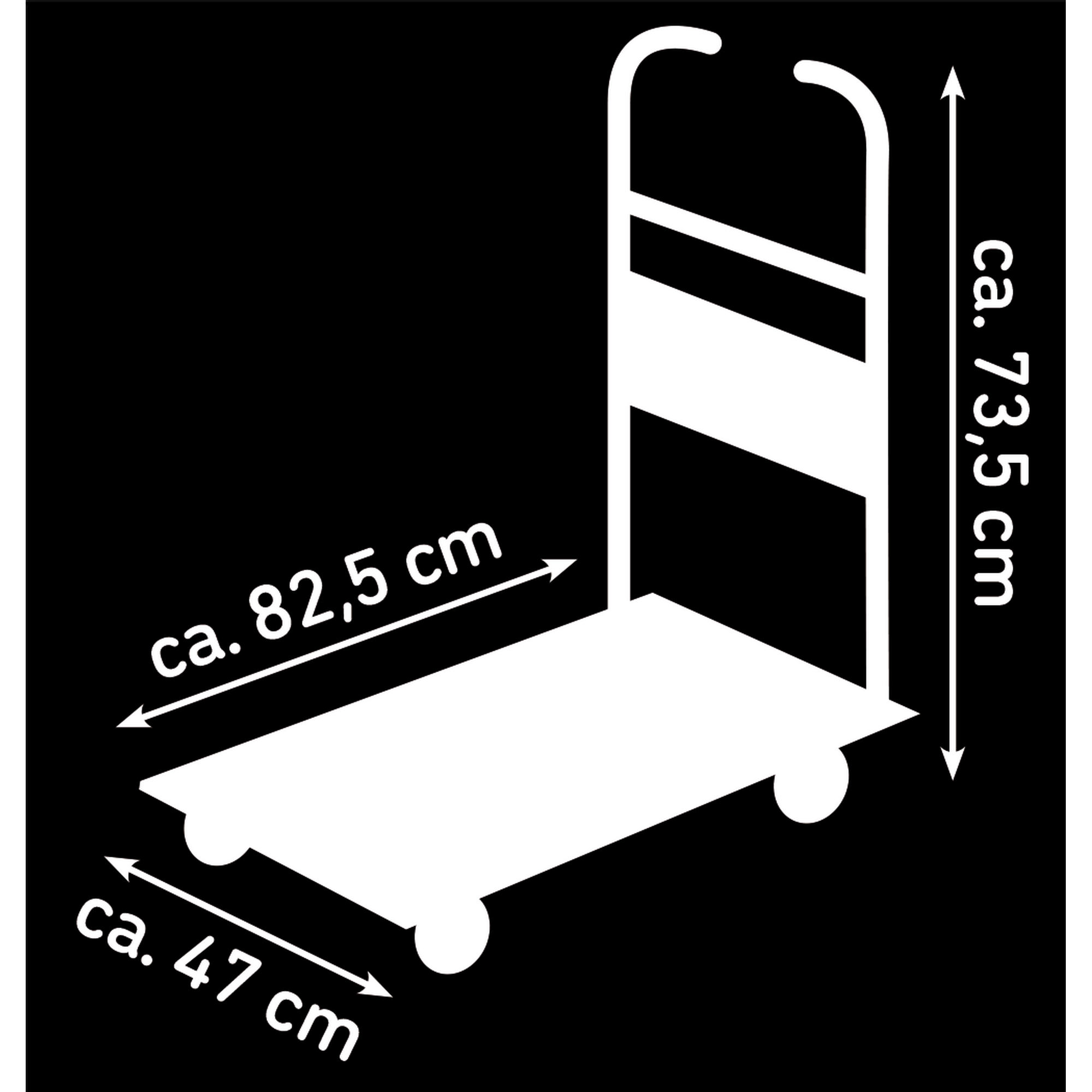 Transportwagen Stahl 150 kg 82,5 x 47 cm + product picture