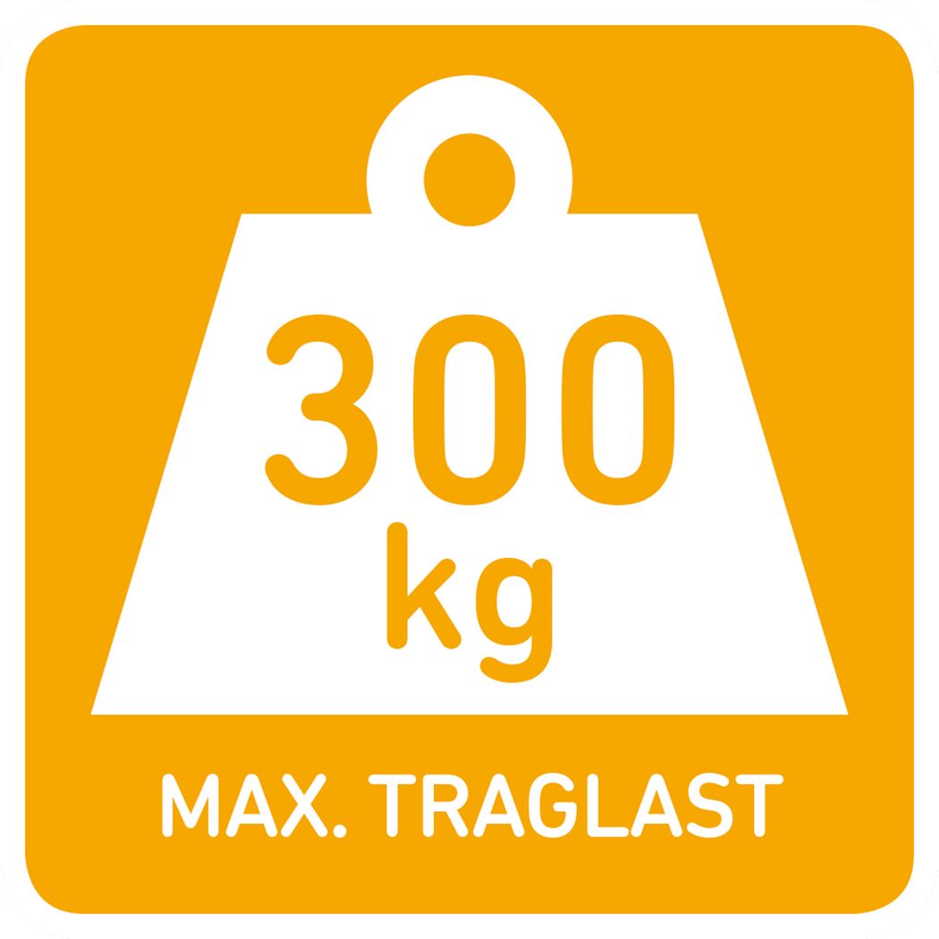 Transportwagen Stahl 300 kg 87 x 61 cm