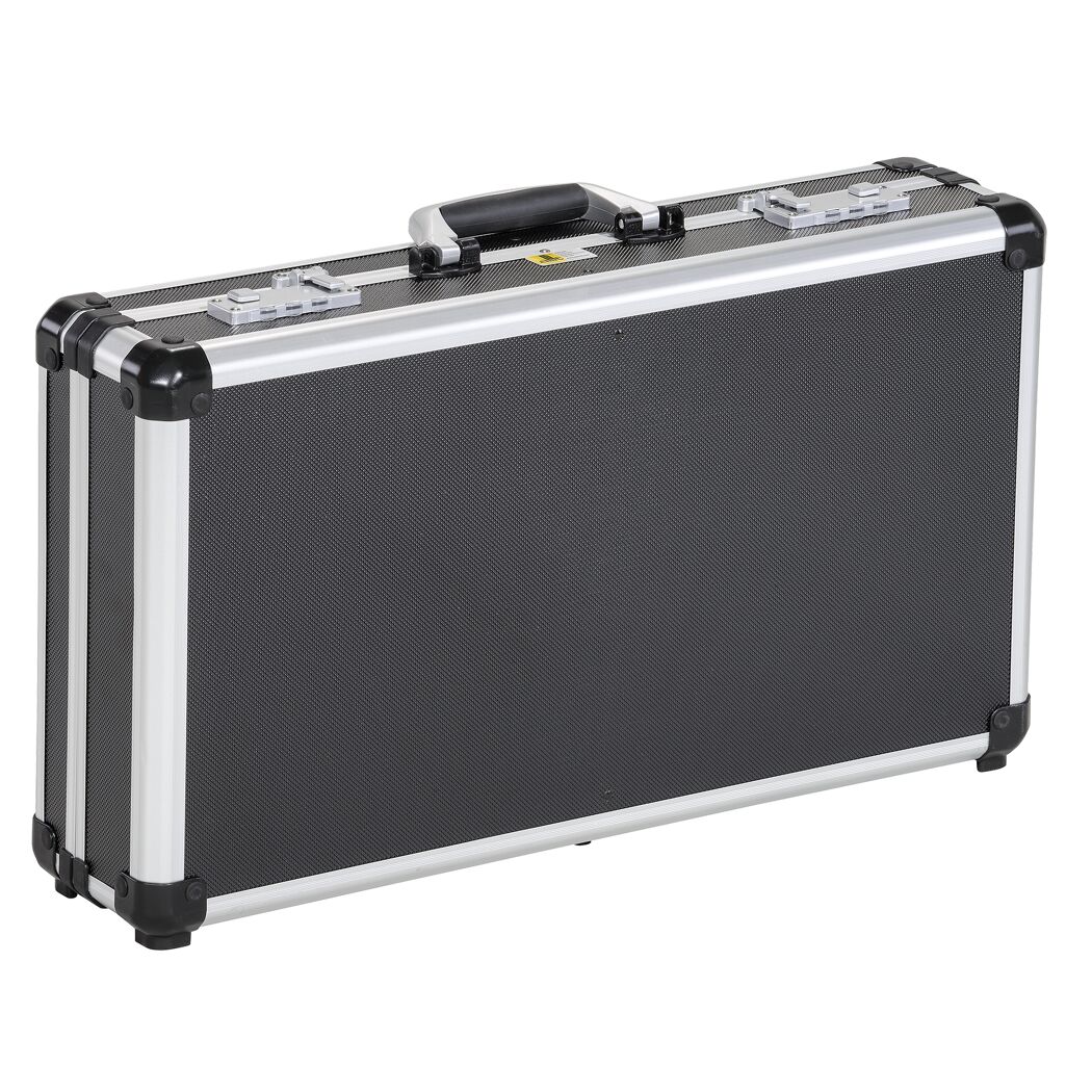 AluPlus Instrumentenkoffer 'Protect C 60' schwarz 60,5 x 37 x 14,5 cm
