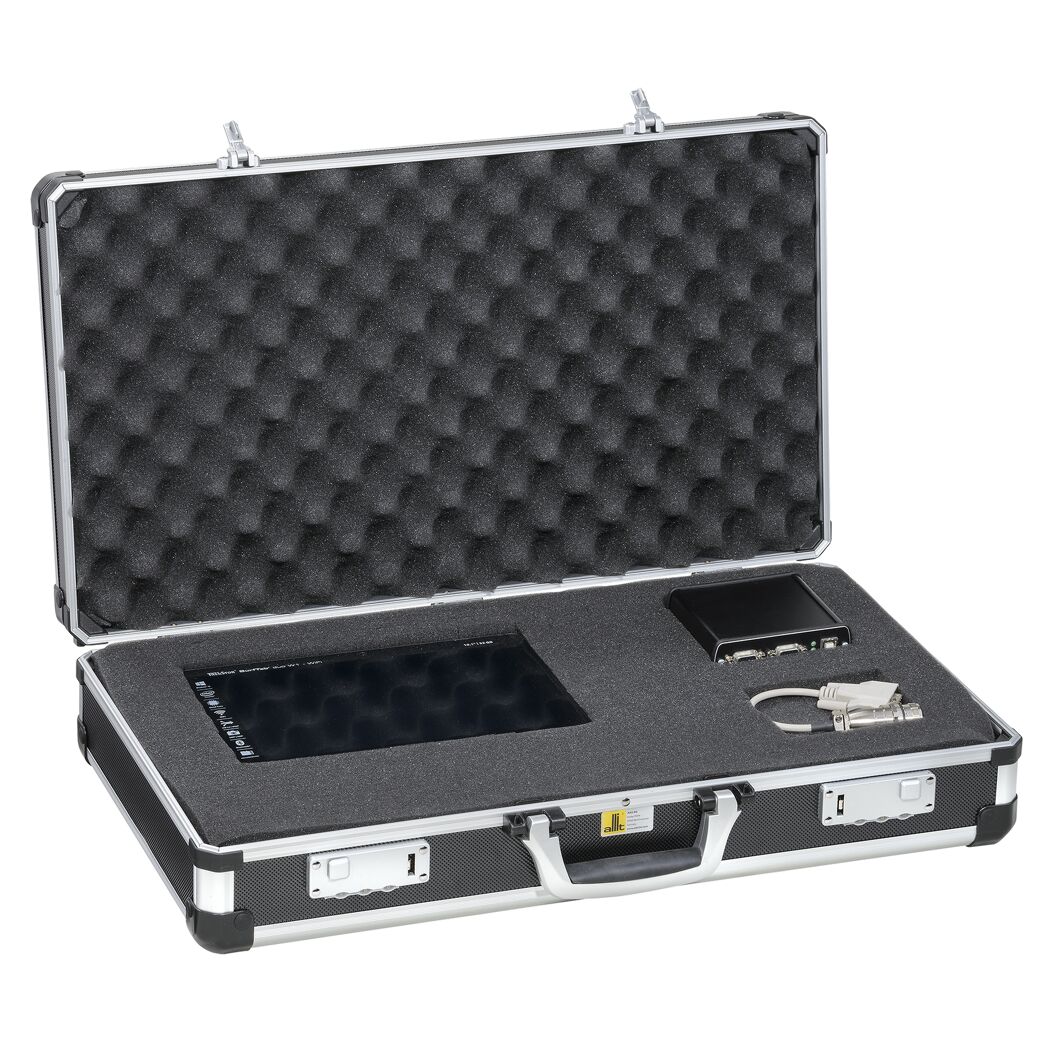 AluPlus Instrumentenkoffer 'Protect C 60' schwarz 60,5 x 37 x 14,5 cm