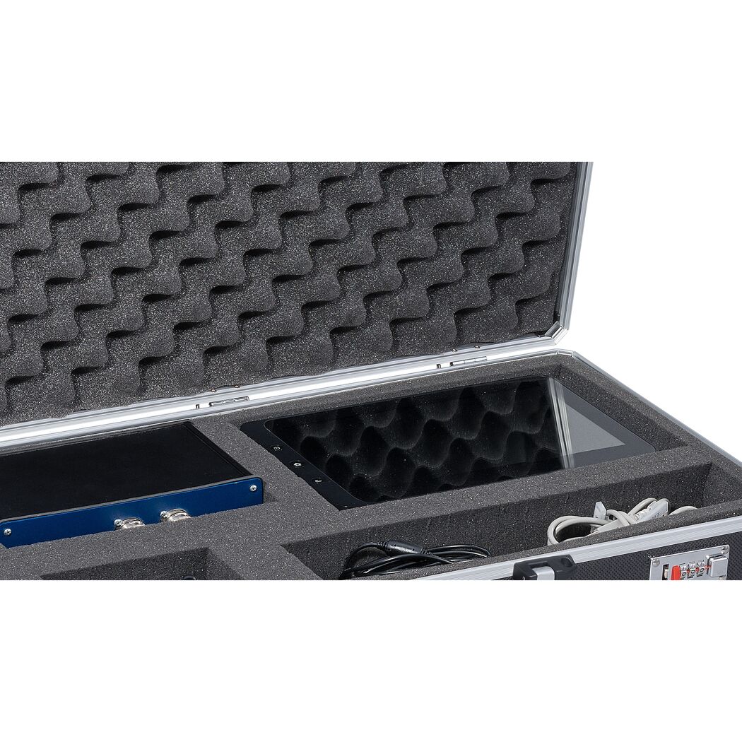 AluPlus Instrumentenkoffer 'Protect C 60' schwarz 60,5 x 37 x 14,5 cm
