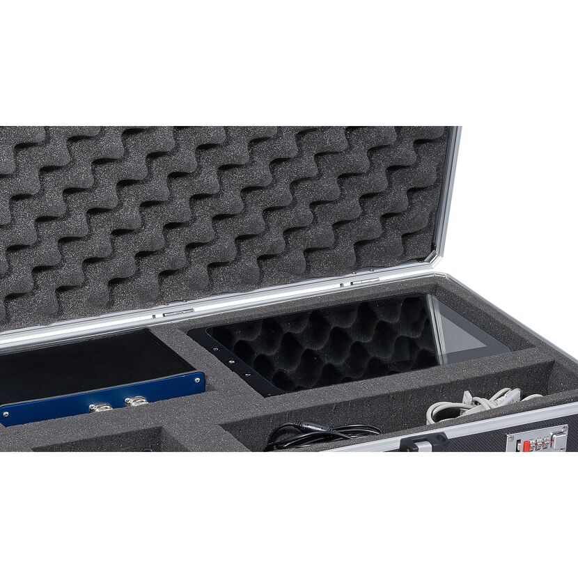 AluPlus Instrumentenkoffer 'Protect C 60' schwarz 60,5 x 37 x 14,5 cm