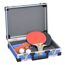 Tischtennis-Set in blauem Koffer