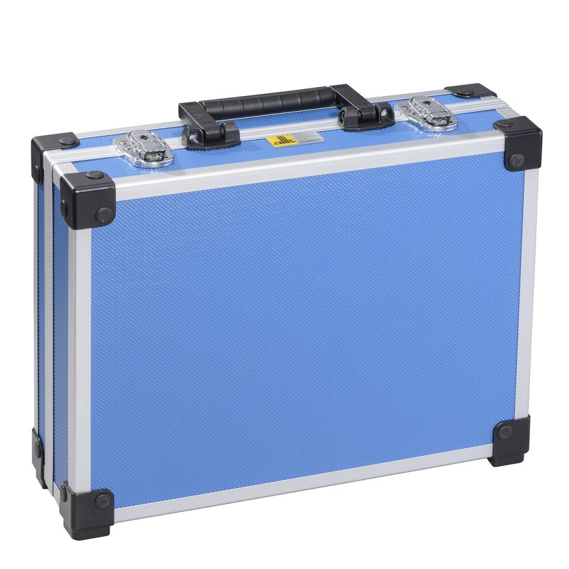 Blauer AluPlus Basic Koffer 35 Größe L