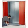Materialschrank rot