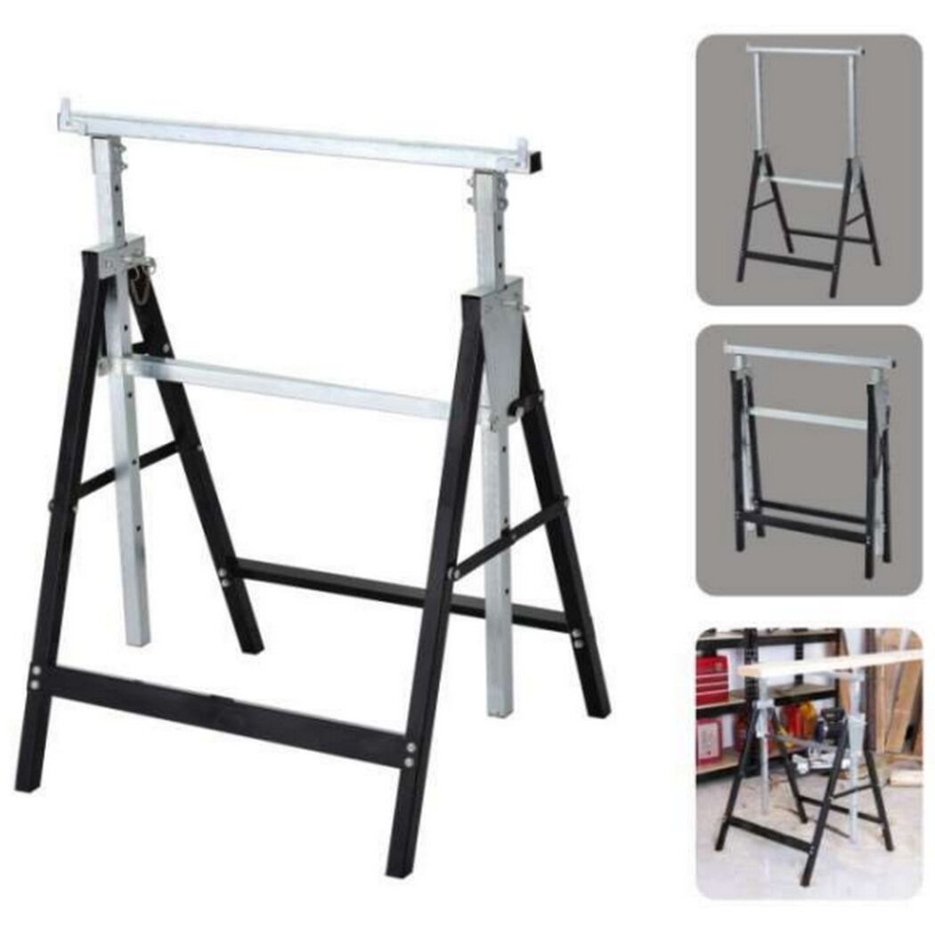 Klappbock Metall höhenverstellbar 80-130 cm bis max. 200 kg