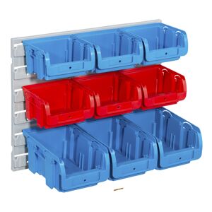 ProfiPlus Sichtboxen 'Set C 1+2/10' 10-teilig rot/blau