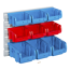 Verkleinertes Bild von ProfiPlus Sichtboxen 'Set C 1+2/10' 10-teilig rot/blau