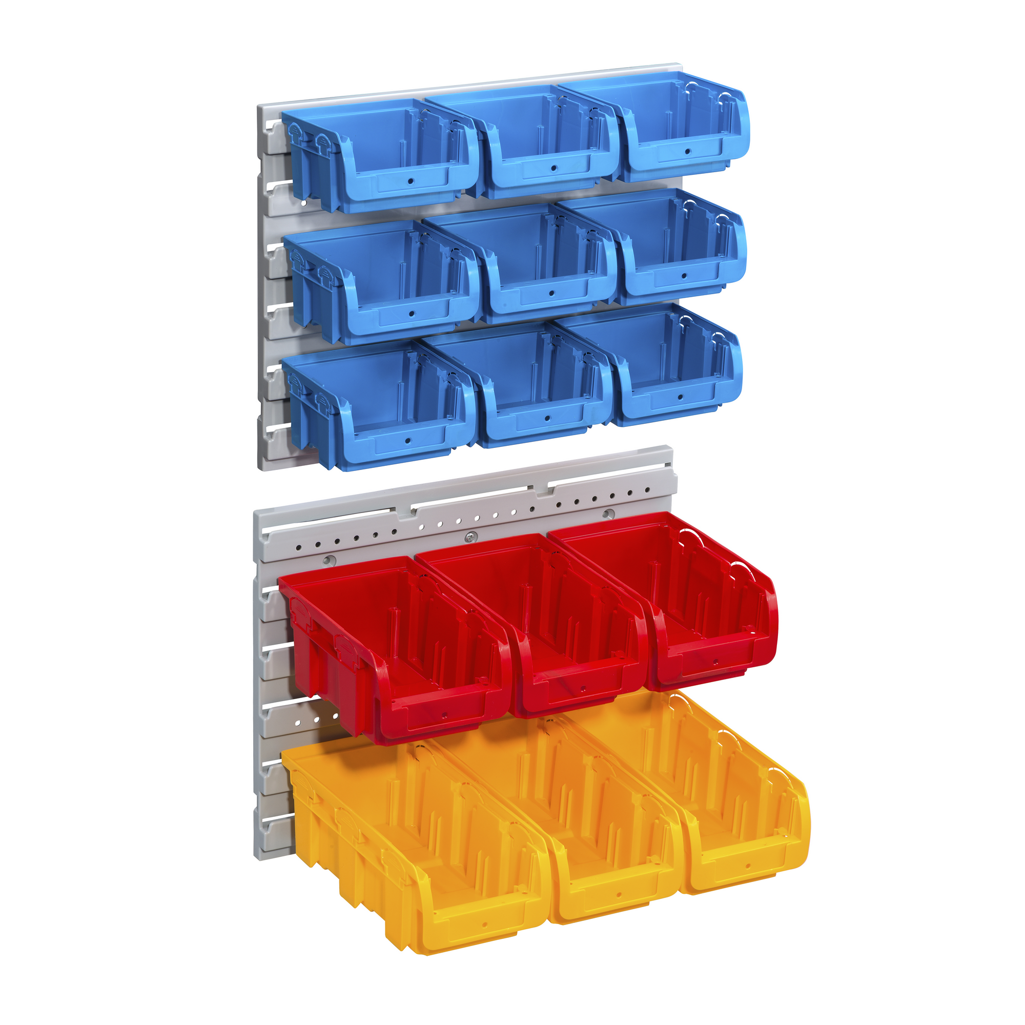 Sichtboxen-Set 'ProfiPlus' 17-teilig rot/blau/gelb + product picture