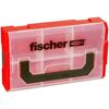 Aufbewahrungsbox 'FIXtainer' rot/transparent