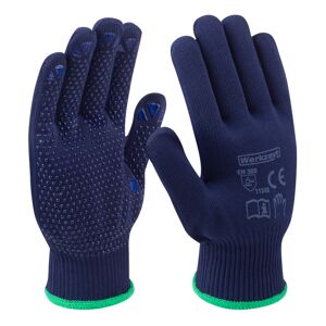 Handschuhe Feinstrick blau Gr. 8/M