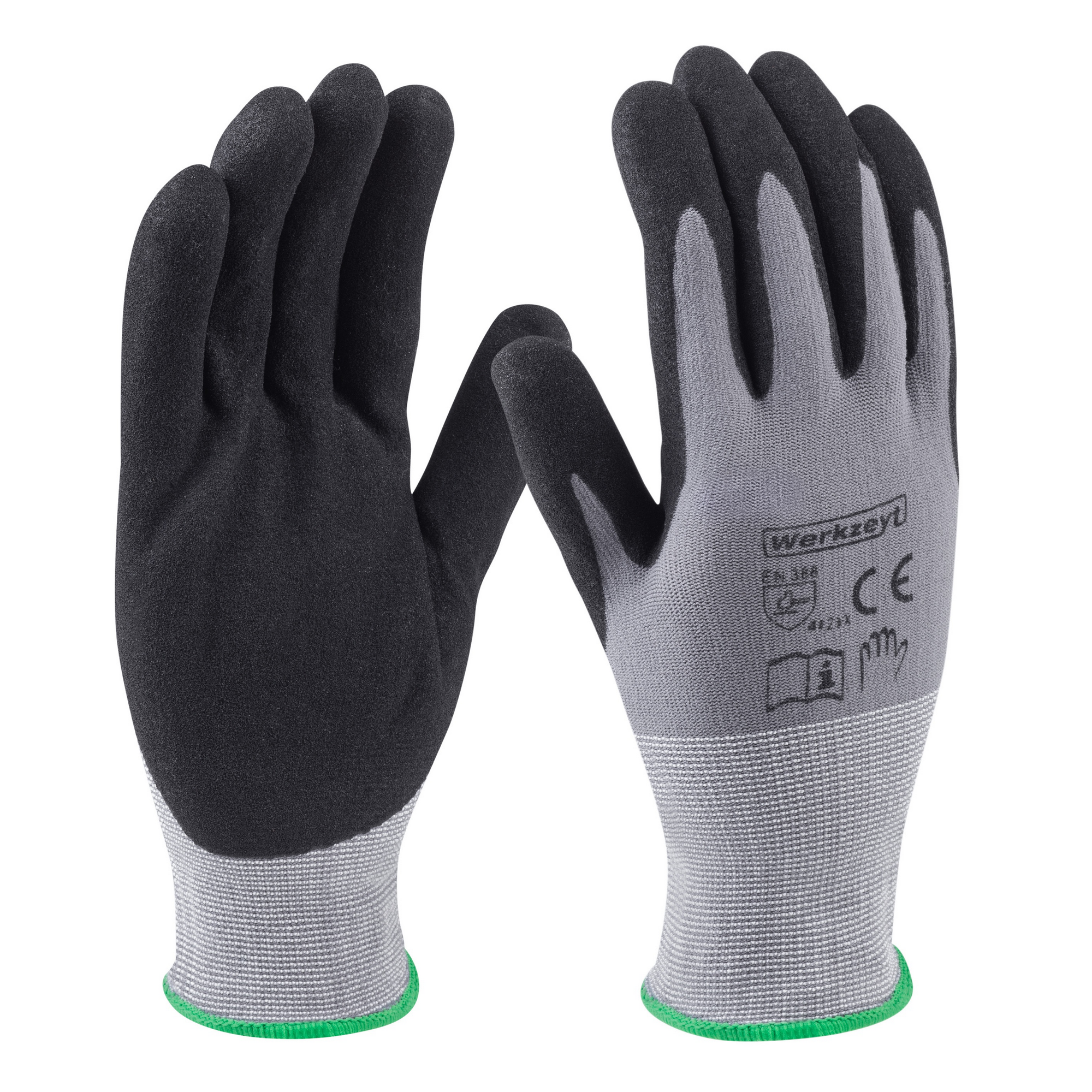 Handschuhe 'Comfort Super Plus' grau/schwarz Gr. 10/XL + product picture