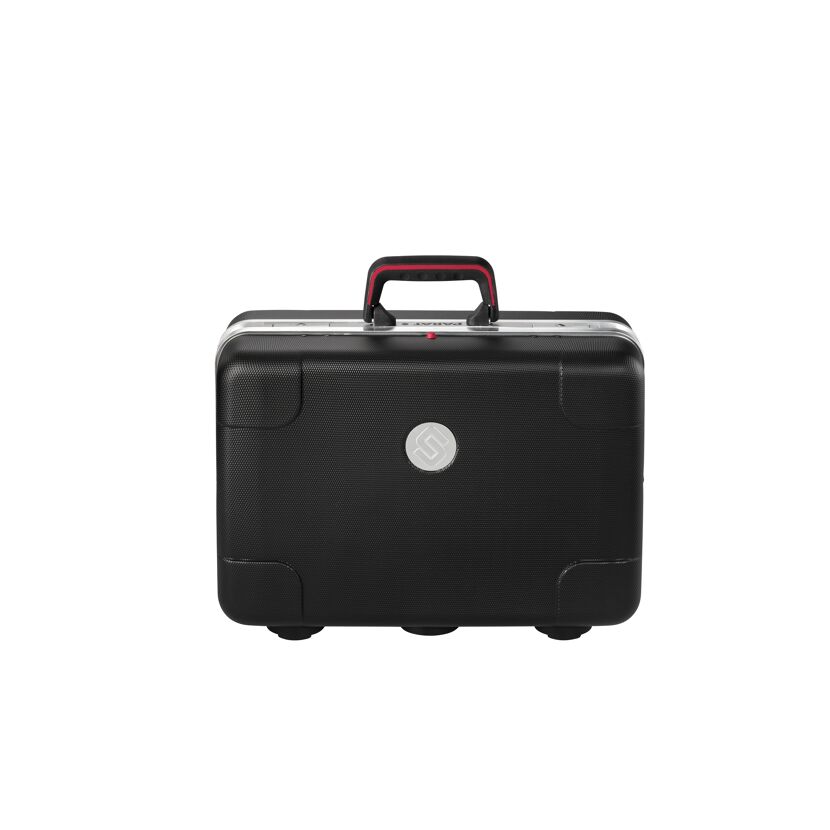 Werkzeugkoffer 'Silver' Plus schwarz 48 x 18 x 35 cm