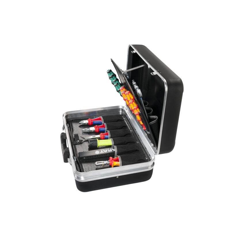 Werkzeugkoffer 'Silver' Style schwarz 48 x 19 x 36 cm