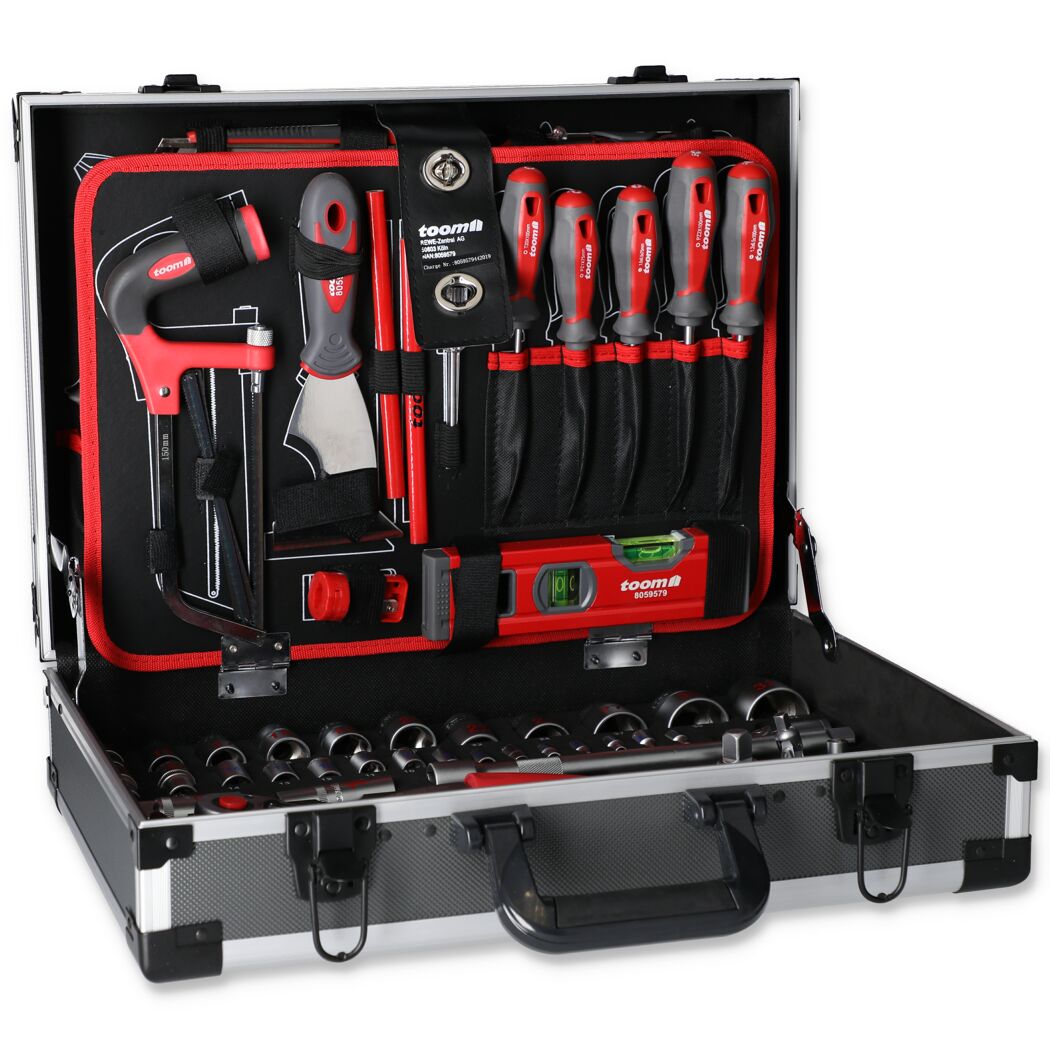Werkzeugkoffer Aluminium 131-teilig