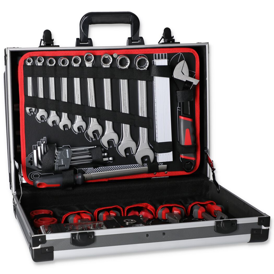 Werkzeugkoffer Aluminium 131-teilig