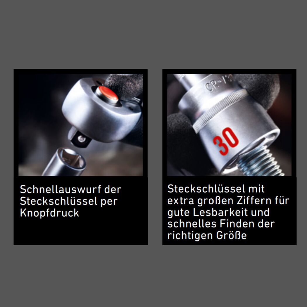 Werkzeugkoffer Aluminium 131-teilig