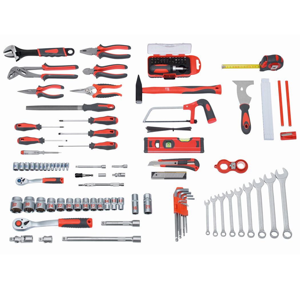 Werkzeugkoffer Aluminium 131-teilig