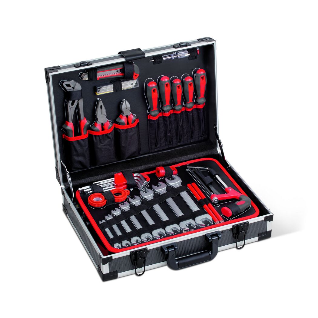 Werkzeugkoffer Aluminium 121-teilig