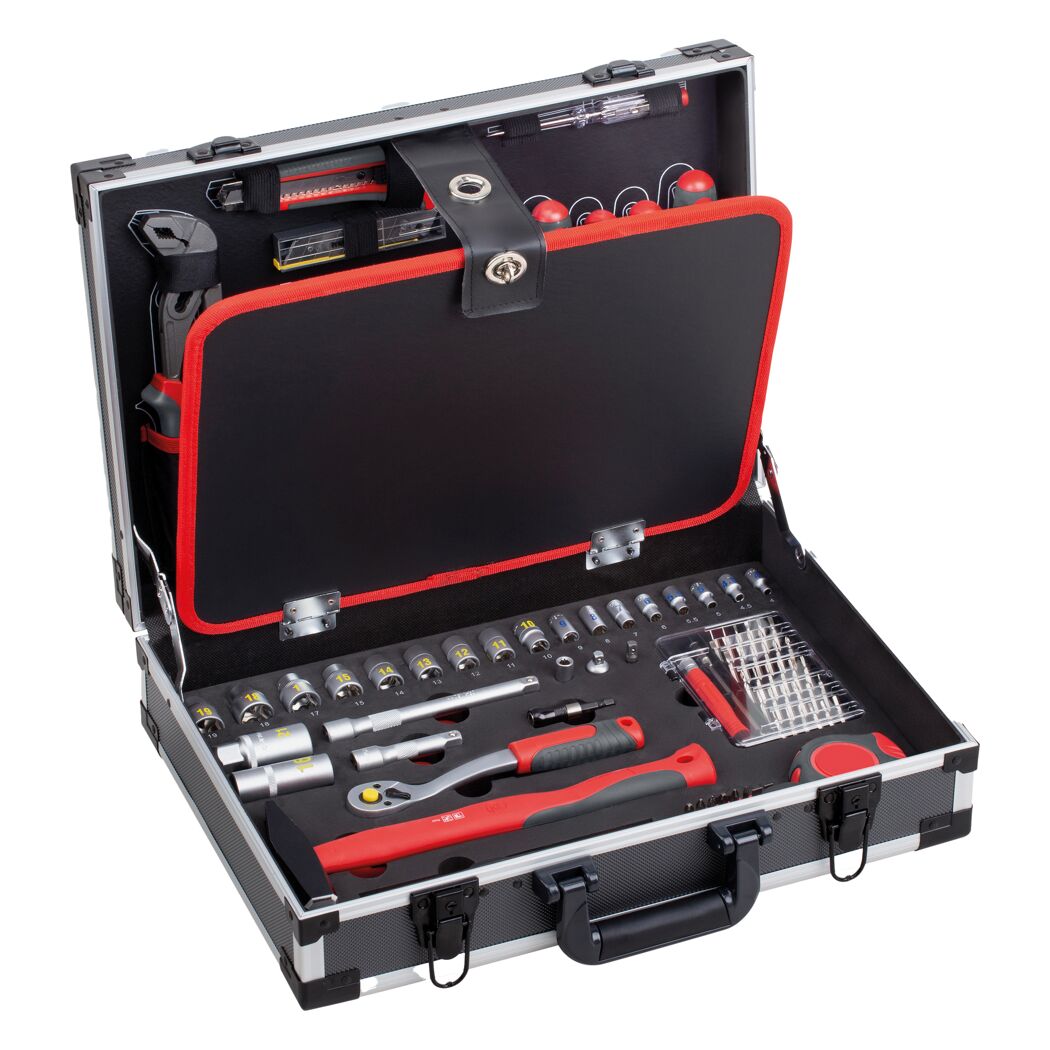 Werkzeugkoffer Aluminium 121-teilig