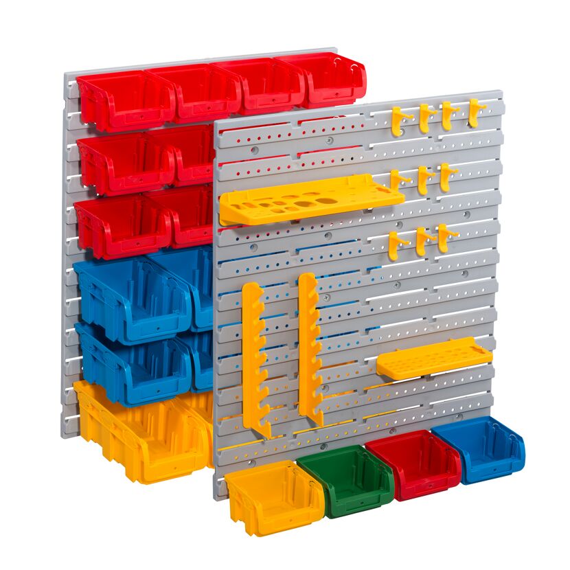 StorePlus Wandsystem 'Set P 43' mit 2 x Endloswand