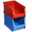 Verkleinertes Bild von ProfiPlus Stapelsichtbox 'Box 4H' blau